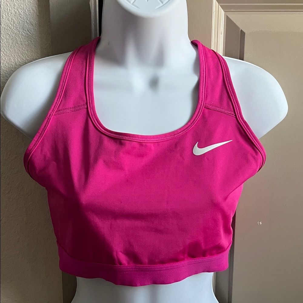 Nike Women's Fuchsia Sports Bra - Picture 1 of 2